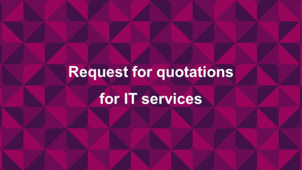 Request for quotations for IT services