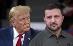 Володимир Зеленський поруч із Дональдом Трампом