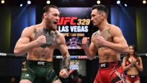 Конор Макгрегор проти Макса Холловея перед боєм UFC 329 у Лас-Вегасі