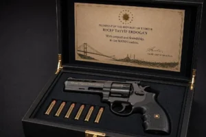 Револьвер 357 Magnum в кейсе с сертификатом президента Эрдогана для лидеров НАТО