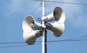 Громкоговорители RO-Alert для оповещения населения в жудеце Тулча, Румыния