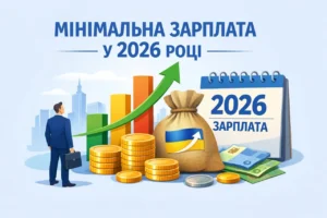 Збільшення мінімальної зарплати в Україні у 2026 році