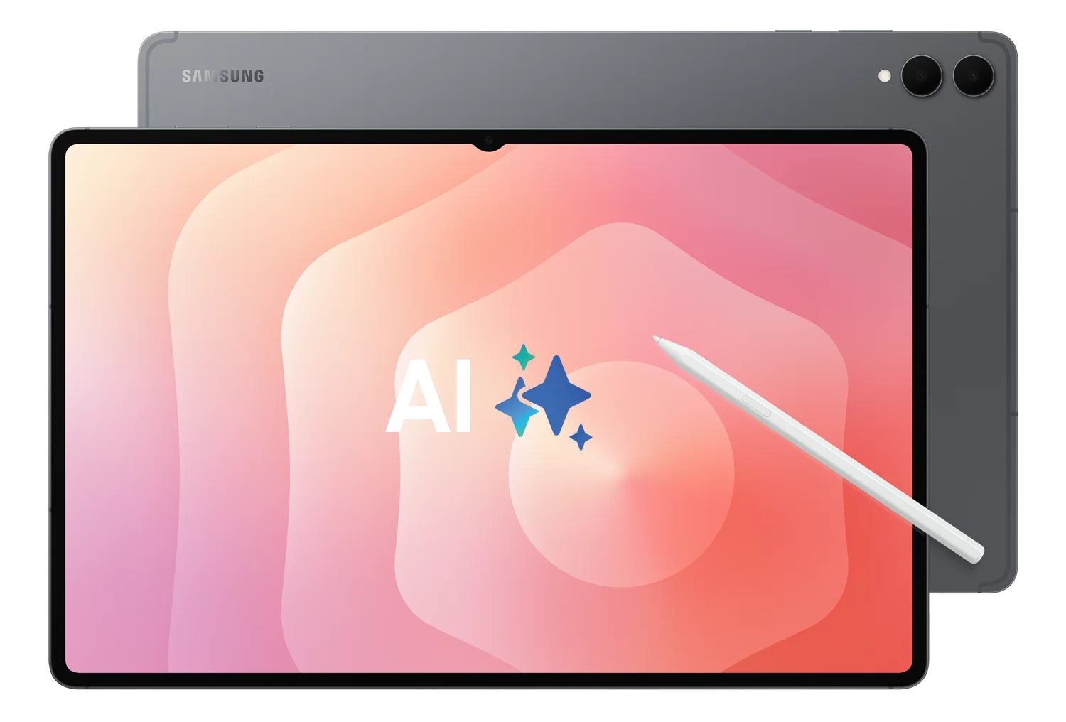 Планшет Samsung Galaxy Tab S11 Ultra серого цвета в комплекте со стилусом S Pen